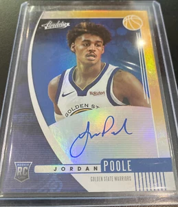 JORDAN POOLE 2019-20 Panini Absolute Memorabilia Rookie Auto RC ๐๐๐๐ - Picture 1 of 2