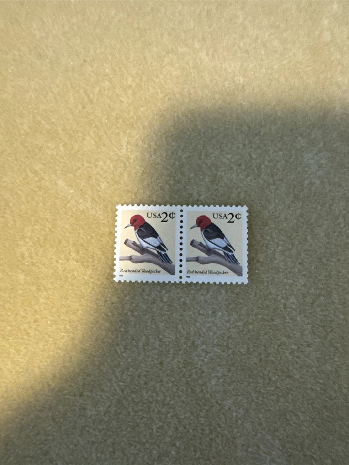 1996-2002 UNITED STATES MNH 2c RED HEADED WOODPECKER, PERF SCOTT #3032 - Image 1 of 1