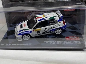Toyota Corolla WRC Zanchi D'Esposito 2000 Rally Montecarlo 1:43 Altaya Diecast - Imagen 1 de 1