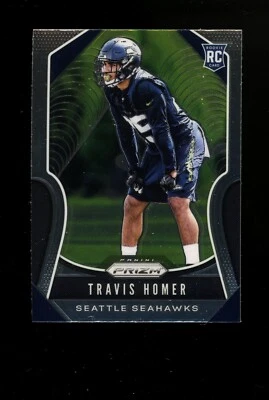 2019 Prizm #340 Travis Homer Seattle Seahawks RC Rookie Card QTY - Image 1 of 2