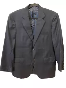 Daniel Cremieux Suit Jacket Mens 40S Gray Loro Piana Super 160s 15.5 Blazer Coat - Picture 1 of 10