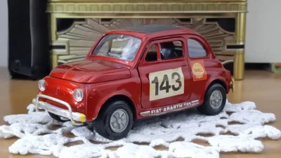 Politoys 1:25, Serie M: N°599 "FIAT 500L".  Fiat Abarth 595. Ottimo Stato! - Immagine 1 di 4