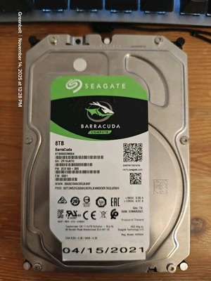 Seagate BarraCuda 8TB Internal Hard Drive, Read Description - Image 1 of 2