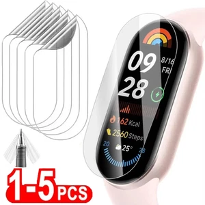 1-5PCS Pellicola Idrogel per Xiaomi Mi Band 9 8 7 Smartwatch Protezione Schermo - Foto 1 di 12