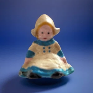 Antique, COLD PAINTED BRONZE, AUSTRIAN, MINIATURE, Little DUTCH GIRL. - Picture 1 of 11