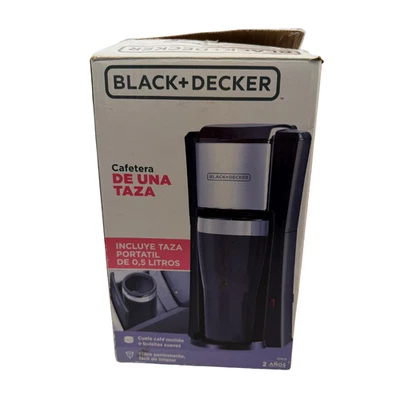 BLACK+DECKER CM618 Single Serve Coffeemaker Black with Travel Mug BRAND NEW - Image 1 of 4
