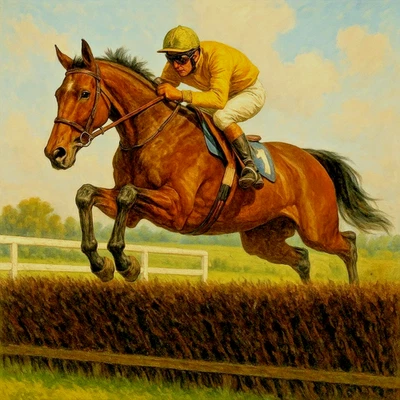 DIY Paint by Numbers for Adults, Horse and Jockey Canvas Acrylic Painting - Image 1 of 3