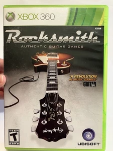ROCKSMITH AUTHENTIC GUITAR GAMES - XBOX 360 2010 VIDEOSPIEL GETESTET FUNKTIONIERT OHNE KABEL - Bild 1 von 3