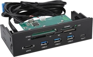 Internal Card Reader, 6 Card Slots ESATA Port USB 3.1 Port Card Reader Accessory - Picture 1 of 9