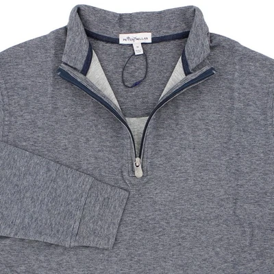 Pullover Peter Millar Para Hombre 1/4 Cremallera Corona Cómodo Calce Clásico MEOK40 Foto 1 de 4