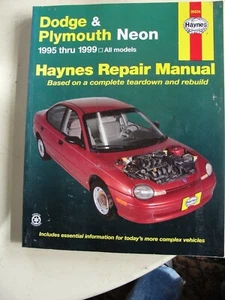 Dodge & Plymouth NEON 1995-1996 All Models HAYNES Manual VG - Bild 1 von 2