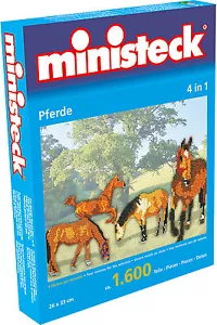 Ministeck Pixel Puzzle (31325): Caballos (4 en 1) 1600 piezas - Imagen 1 de 1