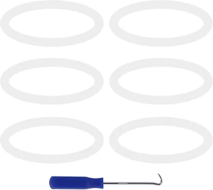6PCS Blender Sealing Gasket for Ninja Blender Replacement Parts, 3.2 Inch Rubber - Picture 1 of 12