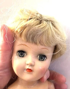 Vtg 50s Ideal Toni P-90 Hard Plastic Strung Doll Blonde 14" Sleep Eyes - Picture 1 of 11