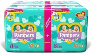 Pampers Baby Dry Duo Midi 120 Pannolini Taglia 3 (4-9 kg) - Foto 1 di 1
