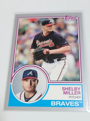 SHELBY MILLER 2015 Topps Archives #'d Insert 034/199.  BRAVES - Image 1 of 2