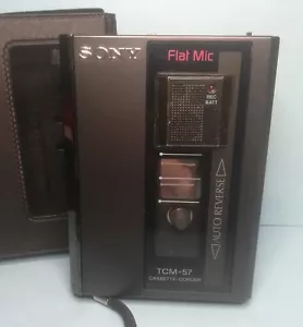 SONY TCM 57 CASSETTE-CORDER - Foto 1 di 8