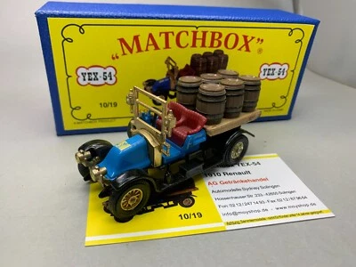Matchbox MoY Code 2 YEX-54 Renault AG mit handgebauter Ladung blaue Box  1 von 9 - Bild 1 von 3