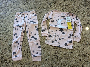Lamaze Girls 2 Piece Long Sleeve Shirt Leggings Pink Stars size 4T - Picture 1 of 14