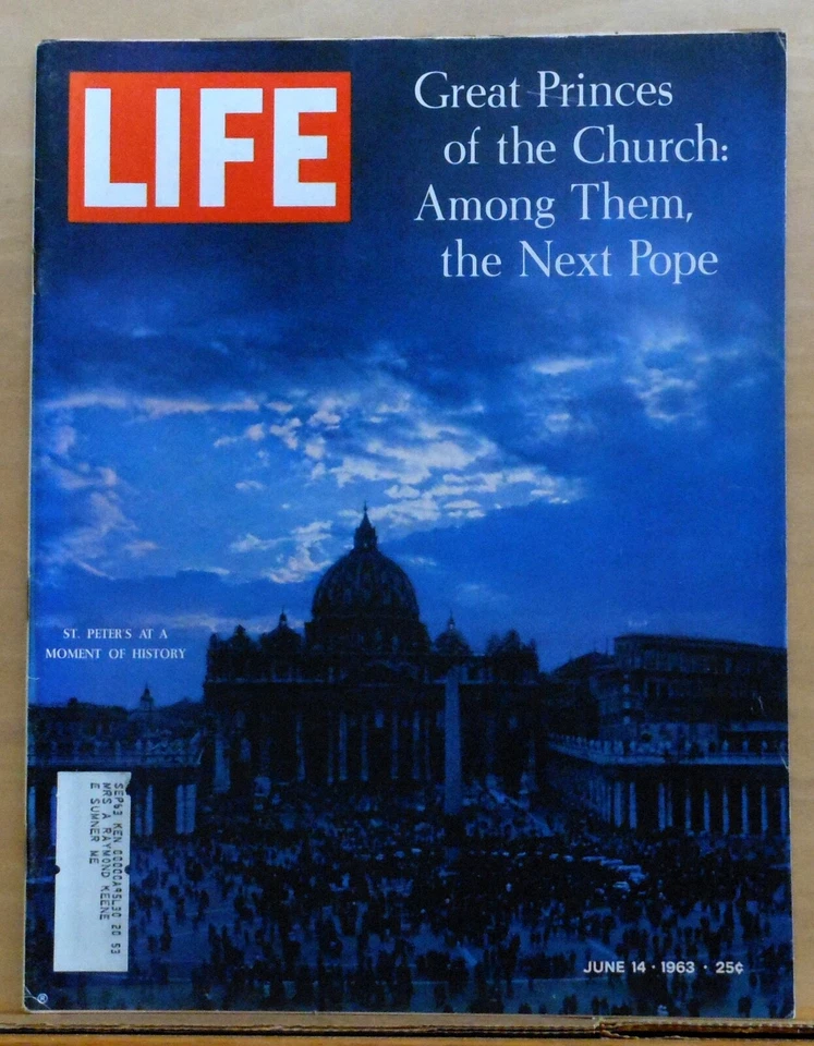 Life Magazine - June 14, 1963 - Cardinals meet to choose new Pope - new Tarzan - Image 1 of 1