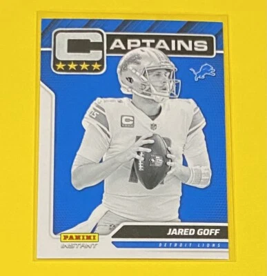 2021 Panini Instant Jared Goff CAPTAINS 1/723 SP Detroit Lions #C10 🔥 - Image 1 of 2