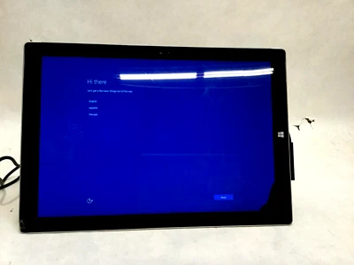 Microsoft Surface 3 1631 64GB Intel Core i3-4020Y (1.5GHz) 4GB RAM -CRACKED -MR - Image 1 of 4