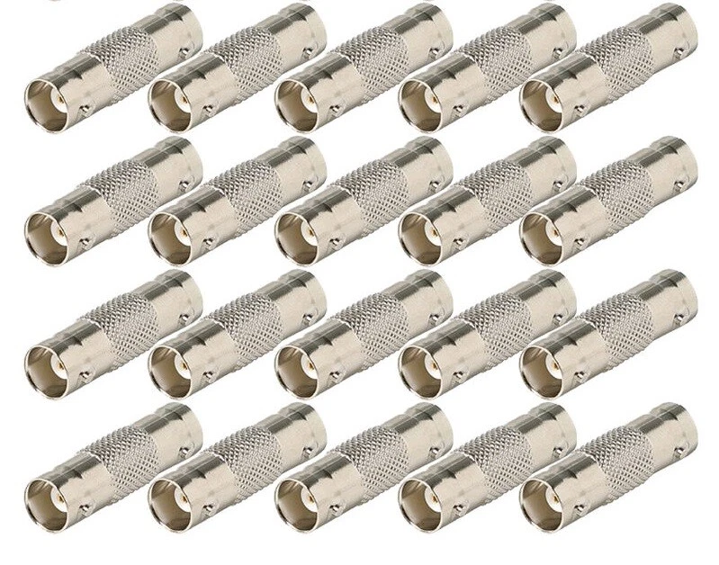 20 BNC Connectors Female to Female Coupler Barrel Connector for Security CCTV - Image 1 of 4