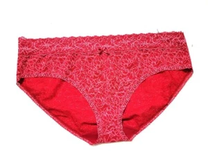 Cacique Mujer Elástico Encaje Hipster Rojo Talla Grande 22/24 - Imagen 1 de 4