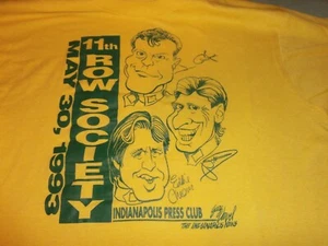 1993 Indianapolis 500 11th Row T-Shirt Eddie Cheever Jim Crawford Didier Theys - Bild 1 von 3