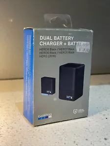 GENUINE GOPRO DUAL CHARGER+ Battery (AADBD-001) FOR /HERO 7 BLACK/6/5/ GoPro2018 - Picture 1 of 10