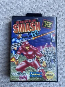 Super Smash TV Sega MegaDrive + Box + Instructions Region Free - Picture 1 of 12