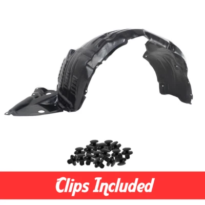 Left Driver Side Fender Liner w/ Clips For 2014-2019 Toyota Highlander TO1248194 - Image 1 of 3