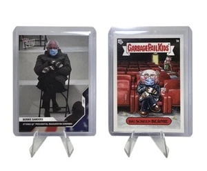 2021 Topps Now Inauguration Ceremony Bernie Sanders & Big Screen Gamestonk GPK - Picture 1 of 2