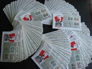 CANADÁ Venta al por mayor 100 Cole Cachet FDC Primer Día Cubiertas de Sc 756a 1978 CAPEX SS! - Imagen 1 de 5