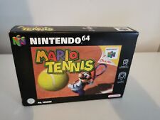 VGC Mario Tennis N64 Nintendo 64 Game Boxed - PAL UK CIB 