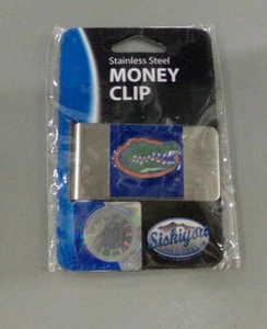 Florida Gators Stainless Steel Siskiyou Money Clip ~ NEW - Picture 1 of 2