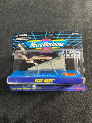 Vintage Micro Machines Star Wars Imperial Star Destroyer 1995 miniature Figure - Image 1 of 2