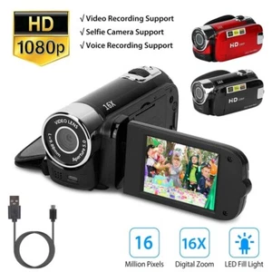 16X Zoom Digital Video Camera Camcorder 1080P YouTube Vlogging Camera Recorder - Picture 1 of 10