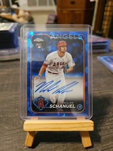 2024 Topps Chrome Sapphire Edition - Autographs Nolan Schanuel #CSA-NS /199 - Picture 1 of 2