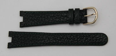 Correa de reloj Tissot Rock de cuero genuino verde bosque 16 mm GENUINA Foto 1 de 3