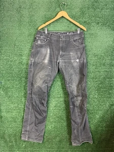 Kuhl Rydr Hose Herren 34x32 schwarz distressed Vintage Patina Dye Outdoor Workwear - Bild 1 von 10