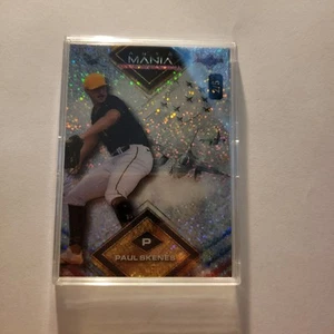 PAUL SKENES 2024 Wild Card Auto Mania 2/5 Fighter Jets Silver Holo RC PIRATES - Imagen 1 de 4
