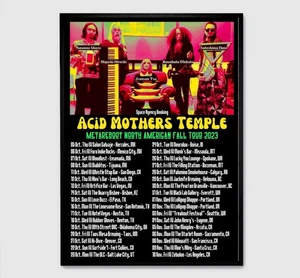 Póster ACID MOTHERS TEMPLE MetaReboot North American Fall Tour 2023 - Imagen 1 de 3