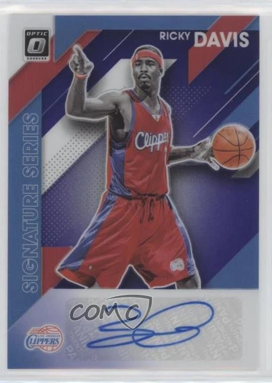 2019 Panini Donruss Optic Signature Series Purple Prizm Ricky Davis #SS-RDV Auto - Image 1 of 2