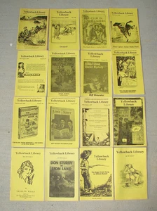 16 Lot 1980's Yellowback Library Press paperback #29, 31-40, 43, 45, 46, 48, 49 - Picture 1 of 13
