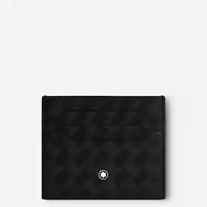 Men card holder Montblanc Extreme 3.0 131768 slim mini wallet in black leather - Picture 1 of 4