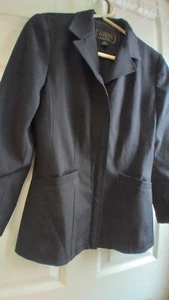 COMPAGNIE INTERNATIONAL EXPRESS Chaqueta Forrada Talla 3/4 Negra Usada en Excelente Condición - Imagen 1 de 7