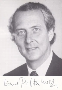 Prinz Eduard von Anhalt Original-Unterschrift auf Werbekarte Wahl 1990 Autograph - Picture 1 of 3