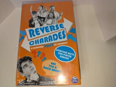 Reverse Charades Board Game Spin Master Games Interactive All Play New  - Image 1 of 3