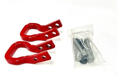 2023-2026 Canyon Colorado Recovery Tow Hooks 85137122 Red w/ Hardware OEM GM - Image 1 of 4